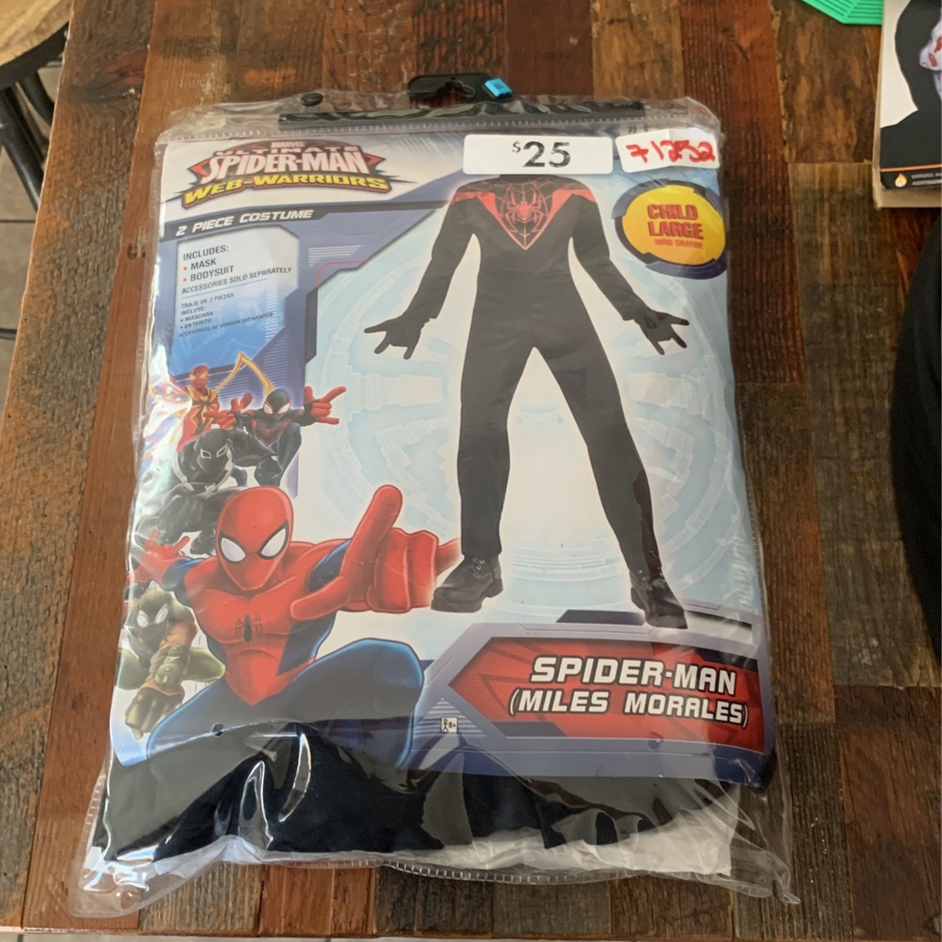Apider Man Costume Child Large