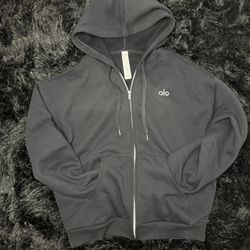 Accolade Full Zip Hoodie - black men’s size Small