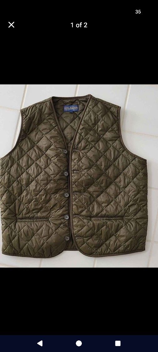 Galazan Quilted Field Vest 