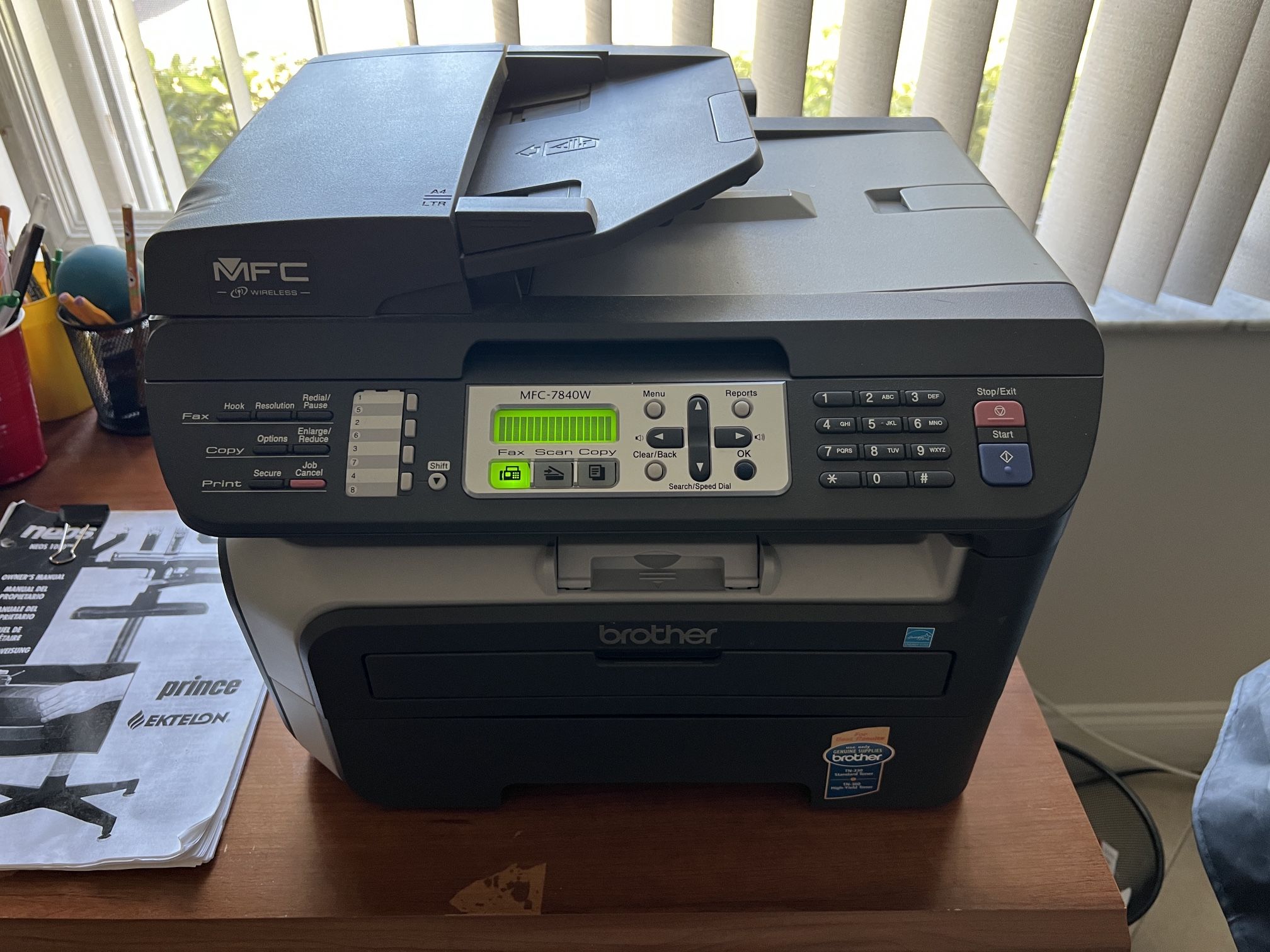 Brother MFC-7840W B&W Laser All-in-One with Wireless