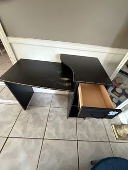 Black desk