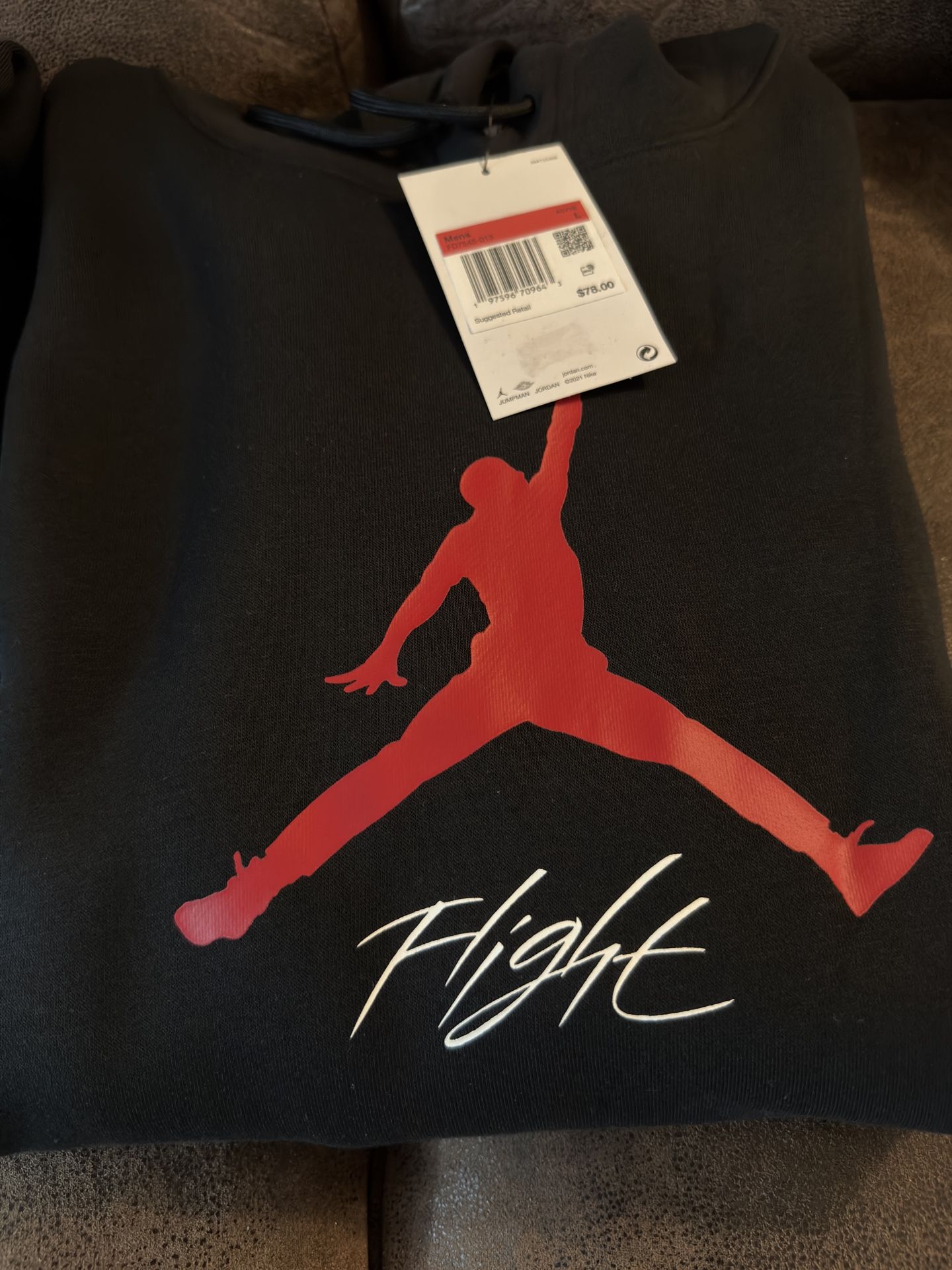 Jordan Hoodie L $60 Cash 