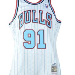 Dennis Rodman Bulls Jersey Size Large For $70