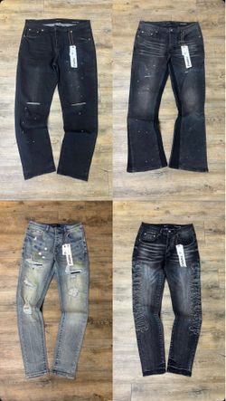 Purple/amiri/ksubi jeans