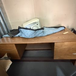 Large Oak Executive Desk