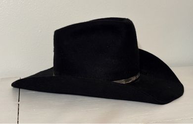Mens Black Supreme Felt Western Cowboy Hat by Cowtown 7.5