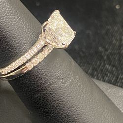 1.00 Ct Natural Diamond Engagement Ring 