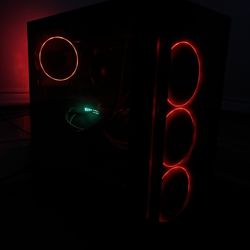 Full Gaming PC Setup - PC, Monitor, Keyboard, Mouse + Mic