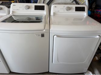 LG set gas dryer.
