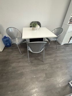 Office lunch table 3 chairs