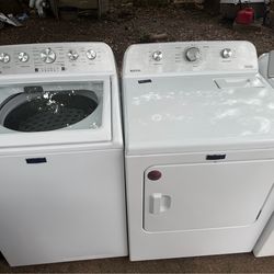 Maytag washer and dryer electric set matching set