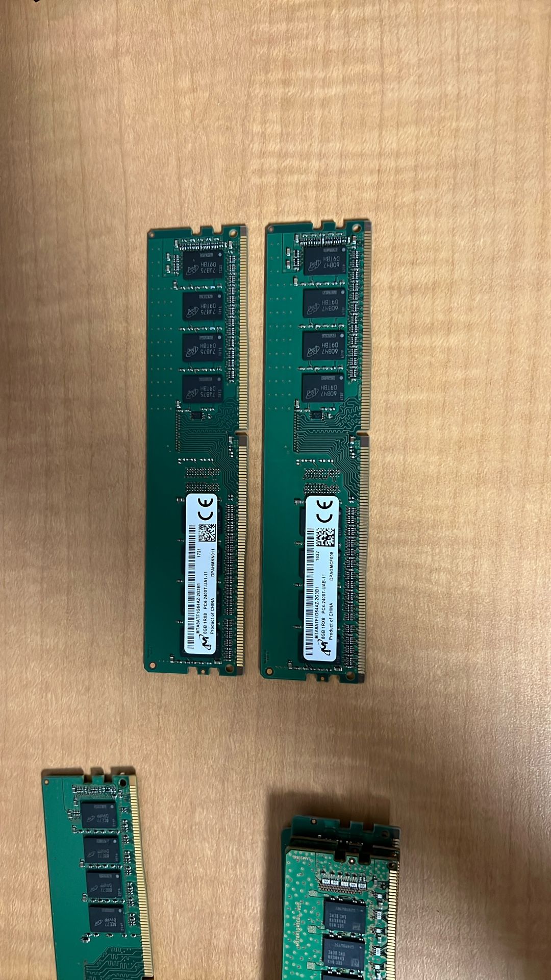 16gb DDR4 Micron RAM (2x8gb)