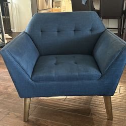 Navy Blue Accent Chair
