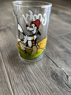 Goofy Character Drink Glass