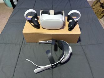 Quest 2, adjustable battery pack strap and controller grips