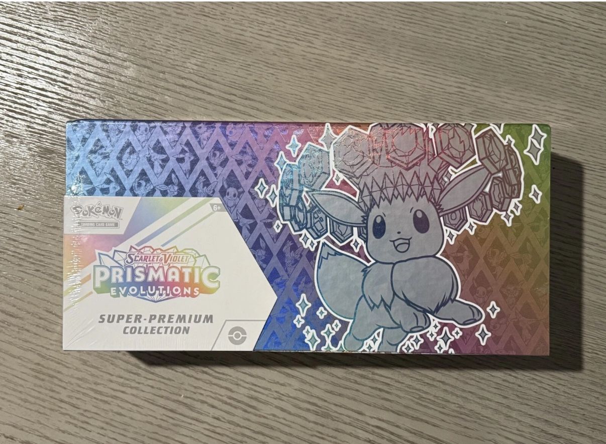 Pokemon Prismatic Evolution Super-Premium Collection Sealed New