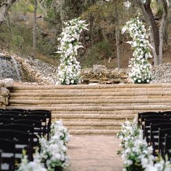Floral Arch & Aisle Markers