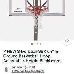 Basketball Hoop 54” SBX