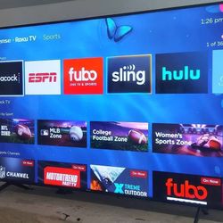 75” Hisense Roku TV