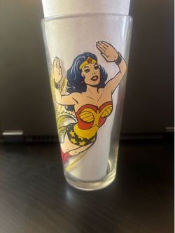 Vintage 1978 Pepsi Collector Series Wonder Woman Glass – DC Comics Original
