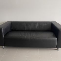 IKEA KLIPPAN Loveseat Couch- black