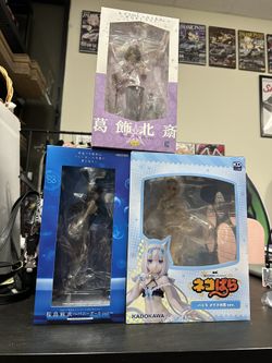 Anime Scale Figures - Mai Sakurajima, NekoPara, Katsushika Hokusai
