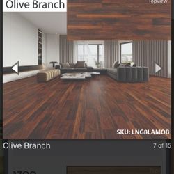 Piso Laminado 164 Pies Cuadrados Y Dos Rollos De Oad $250