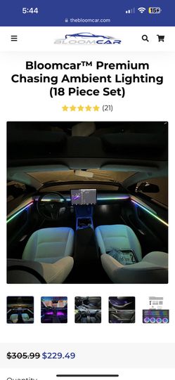 Chasing Ambient Lighting Kit (Works On Any Car)