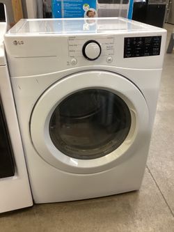 LG 7.4 cu.ft. Stackable Vented Electric Dryer New Scratch and Dent