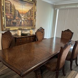 Dining Table And 8 Chairs