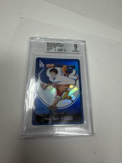 Dodgers Luffy Don Card BGS 9
