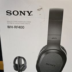 NEW Sony Rf Home Theater Tv Headphones With Transmitter 