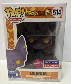 Beerus Flocked Funko Pop 