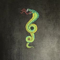 Cobra Tattoo Flash Style Painting 