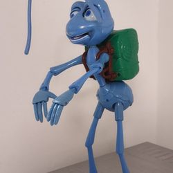 Large Disney Pixar A Bug's Life Flick with Backpack Talking Thinkaway Toys Works