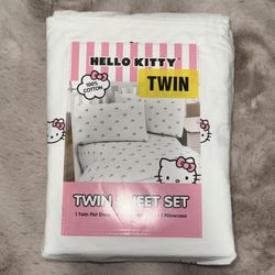 Hello Kitty Twin Sheets 