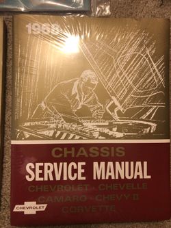 1968 Corvette service owners manual
