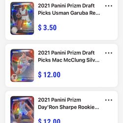 2021 Panini Prizm Draft Picks Basketball Card Lot – $291