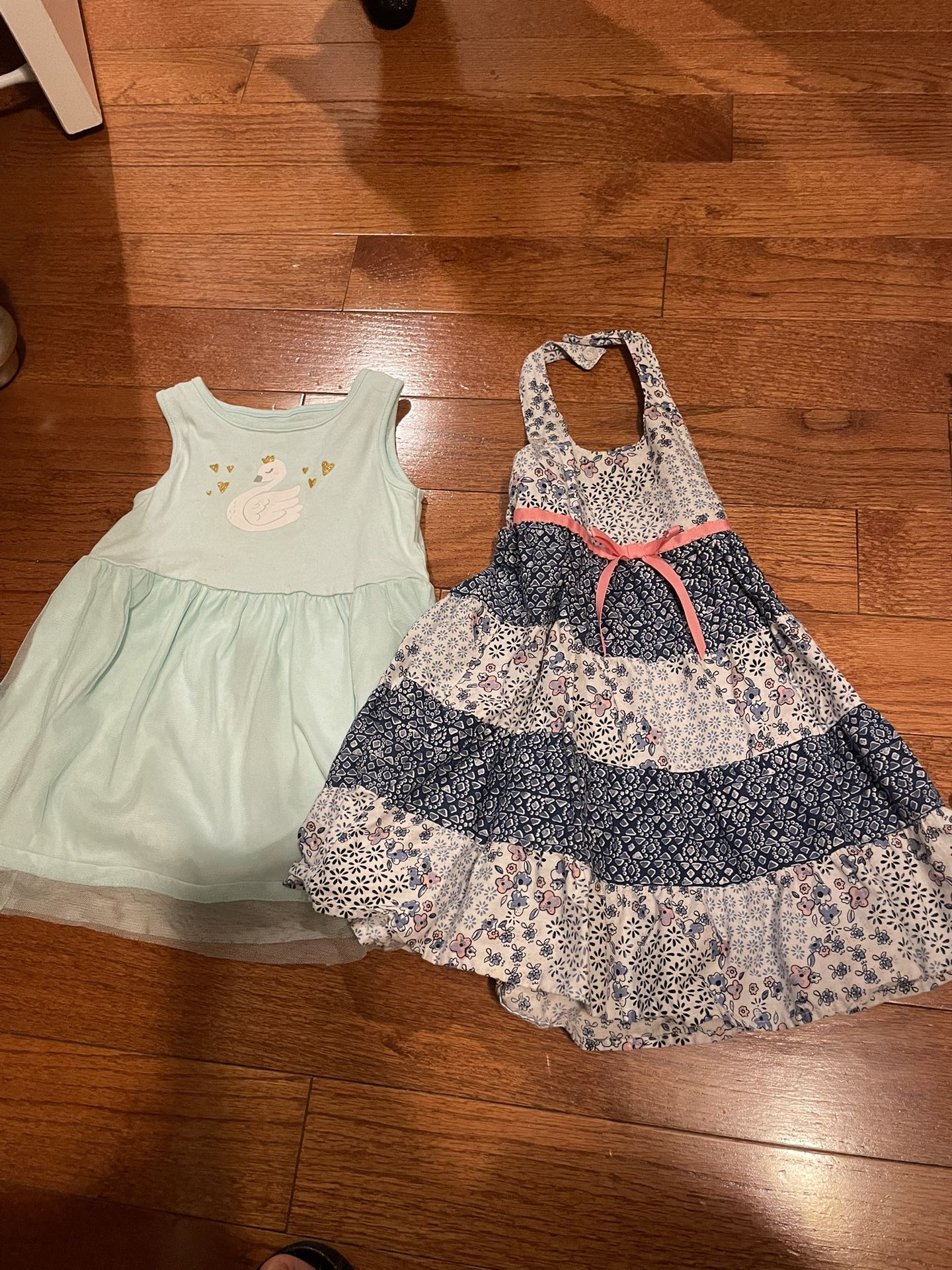 Two toddler girl summer dresses 24 months/carter’s and blueber boulevard