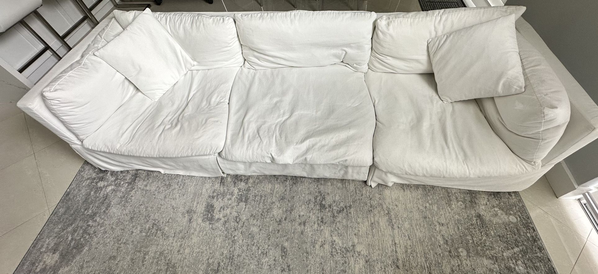 Reagan White Couch (City Furniture Cloud Couch Replica)