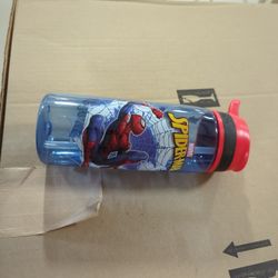 Spiderman drink.Container