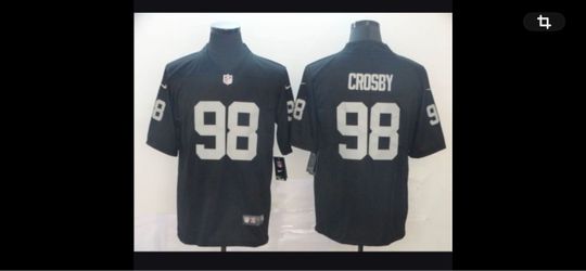 Maxx  Crosby # 98 Raiders Stitched Jersey