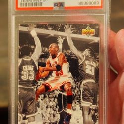 1992 Upperdeck Michael Jordan Team MVP PSA Graded
