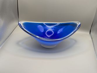 Mcm mid-century sommerso art glass