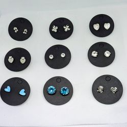 Women's Earrings Lot Of 9