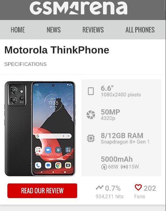 1st Motorola Thinkphone