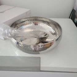 Salad Bowl And Serving Utensils  Colleta Home Brand 
