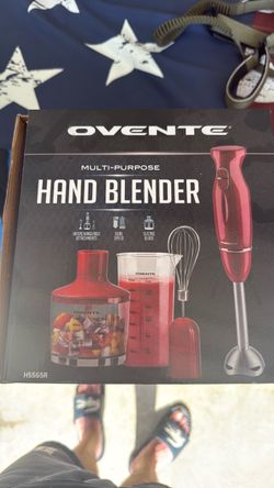 Ovente Multi-Purpose Hand Blender Set HS565R