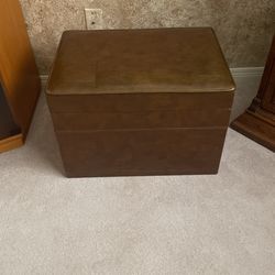  Leather Hassock / Album Holder