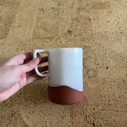Handmade White Ceramic Mug